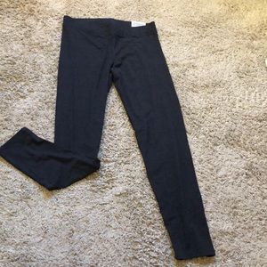 PINK full length leggings charcoal gray